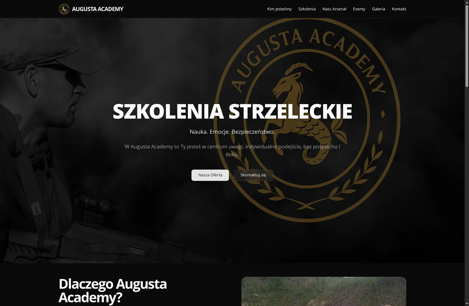 Augusta Academy — strona augusta-academy.com